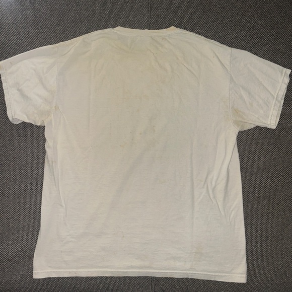 Rare 2002 Simpsons Distressed White T-Shirt with Cartoon Family Print - Picture 6 of 6